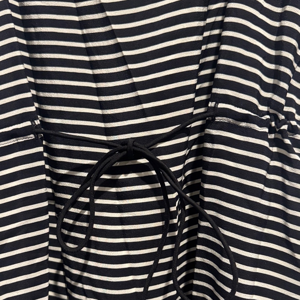 Madewell Black and White Striped Mini Dress - Picture 5 of 8